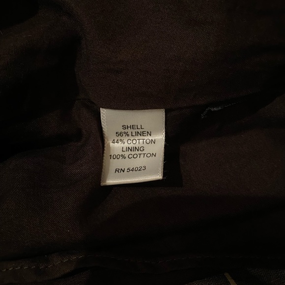 Banana Republic Strapless Plaid Dress Fall Colors Rusty Brown Black Gray Size 6 - Picture 3 of 9